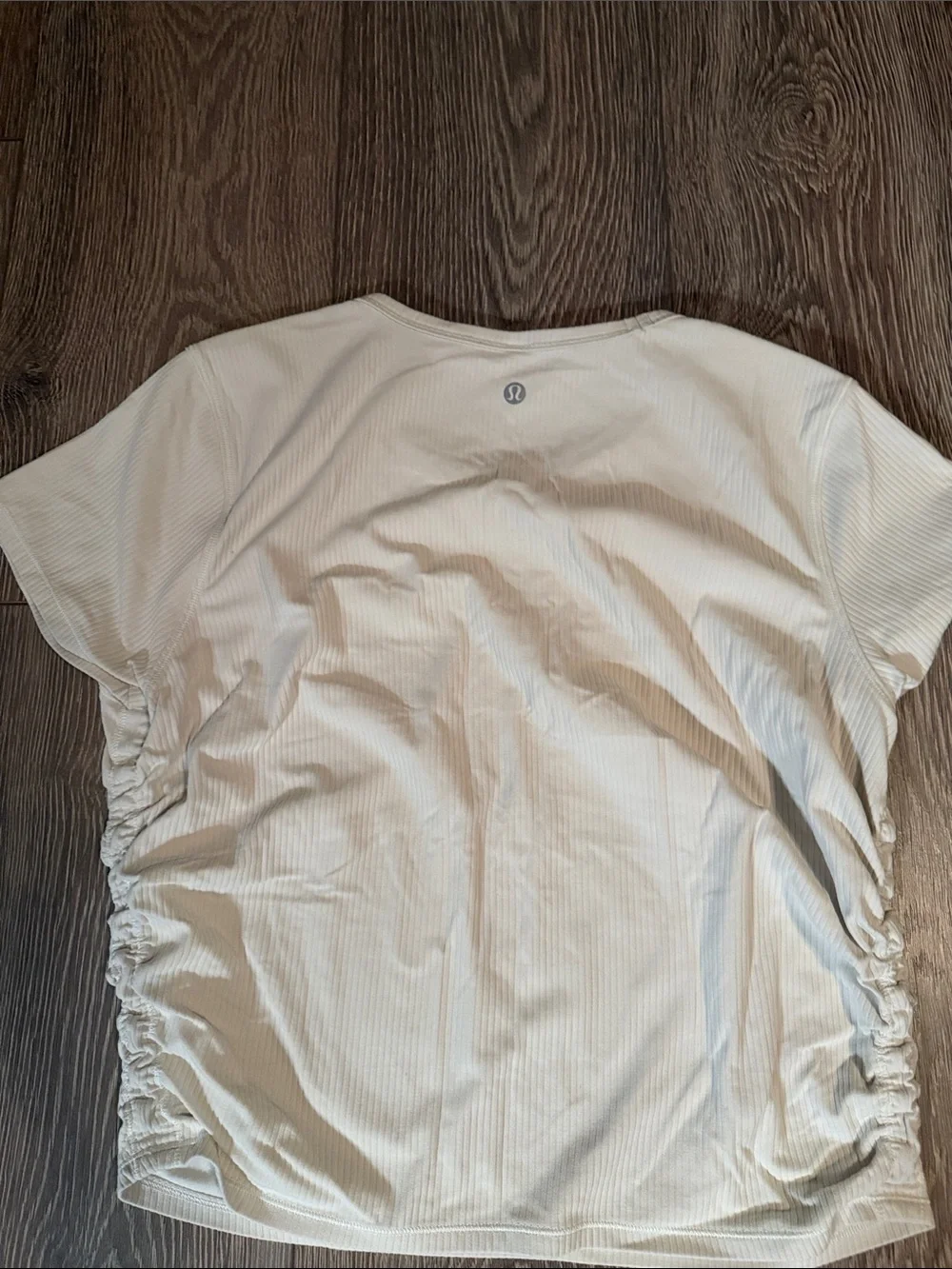 lululemon athletica Short Sleeve Ribbed Top - Off-White